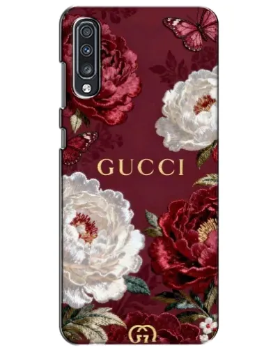 Чехол для Samsung Galaxy A70 2019 (A705F) с картинкой «Gucci — бордовые розы» Чехол для Samsung Galaxy A70 2019 (A705F) с картинкой «Gucci — бордовые розы»
