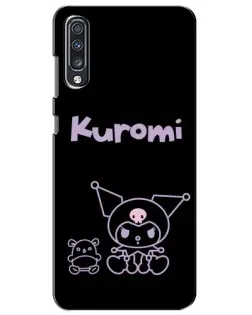 Чехол для Samsung Galaxy A70 2019 (A705F) с картинкой «Kuromi — черный минимализм» Чехол для Samsung Galaxy A70 2019 (A705F) с картинкой «Kuromi — черный минимализм»