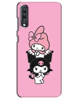 Чехол для Samsung Galaxy A70 2019 (A705F) с картинкой «My Melody и Kuromi»