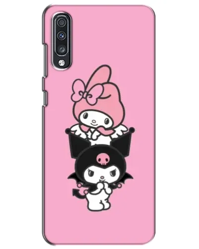 Чехол для Samsung Galaxy A70 2019 (A705F) с картинкой «My Melody и Kuromi»