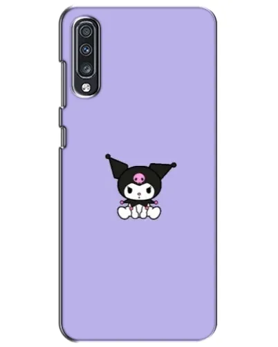 Чехол для Samsung Galaxy A70 2019 (A705F) с картинкой «Kuromi — фиолетовый минимализм»
