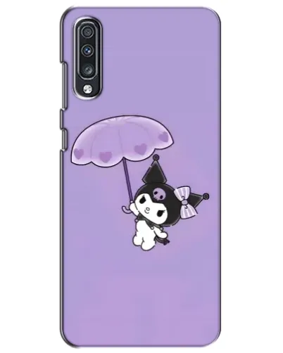 Чехол для Samsung Galaxy A70 2019 (A705F) с картинкой «Kuromi с зонтиком»