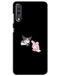 Чехол для Samsung Galaxy A70 2019 (A705F) с картинкой «My Melody и Kuromi»