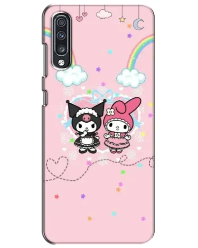 Чехол для Samsung Galaxy A70 2019 (A705F) с картинкой «My Melody и Kuromi»