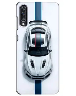 Чехол для Samsung Galaxy A70 2019 (A705F) с картинкой «Вид сверху — BMW M»