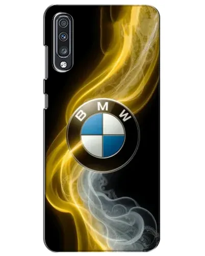 Чехол для Samsung Galaxy A70 2019 (A705F) с картинкой «Золотистый дым BMW»