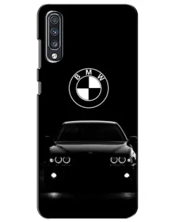 Чехол для Samsung Galaxy A70 2019 (A705F) с картинкой «BMW — взгляд из темноты»