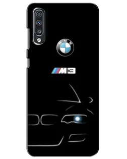 Чехол для Samsung Galaxy A70 2019 (A705F) с картинкой «Минималистичный принт BMW M3»