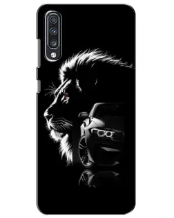 Чехол для Samsung Galaxy A70 2019 (A705F) с картинкой «BMW и лев»