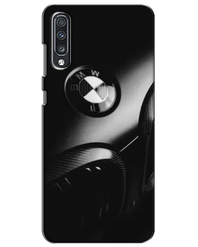 Чехол для Samsung Galaxy A70 2019 (A705F) с картинкой «Эмблема BMW — макро»