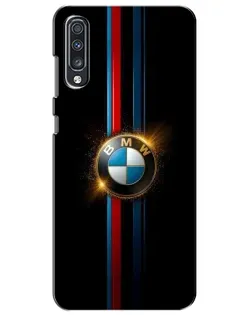Чехол для Samsung Galaxy A70 2019 (A705F) с картинкой «BMW M-Power неон»