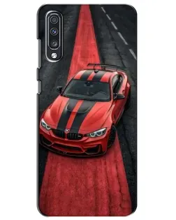 Чехол для Samsung Galaxy A70 2019 (A705F) с картинкой «BMW на красной дорожке»