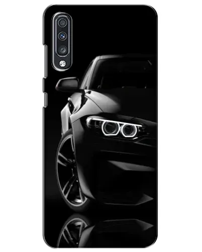 Чехол для Samsung Galaxy A70 2019 (A705F) с картинкой «Черная BMW — профиль» Чехол для Samsung Galaxy A70 2019 (A705F) с картинкой «Черная BMW — профиль»