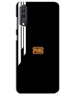 Чехол для Samsung Galaxy A70 2019 (A705F) с картинкой «PUBG — вертикальные линии»