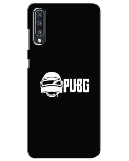 Чехол для Samsung Galaxy A70 2019 (A705F) с картинкой «PUBG — классический лого»