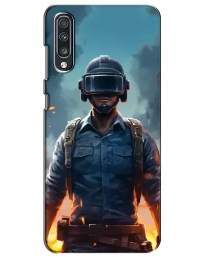 Чехол для Samsung Galaxy A70 2019 (A705F) с картинкой «PUBG — реалистичный герой» Чехол для Samsung Galaxy A70 2019 (A705F) с картинкой «PUBG — реалистичный герой»
