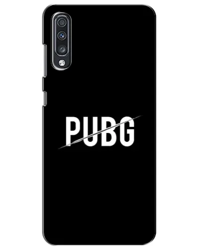 Чехол для Samsung Galaxy A70 2019 (A705F) с картинкой «PUBG — белый логотип» Чехол для Samsung Galaxy A70 2019 (A705F) с картинкой «PUBG — белый логотип»