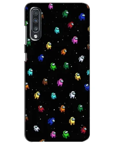 Чехол для Samsung Galaxy A70 2019 (A705F) с картинкой «Экипаж Among Us»