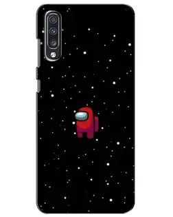 Чехол для Samsung Galaxy A70 2019 (A705F) с картинкой «Красный Among Us»