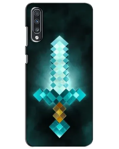 Чехол для Samsung Galaxy A70 2019 (A705F) с картинкой «Алмазный меч неон» Чехол для Samsung Galaxy A70 2019 (A705F) с картинкой «Алмазный меч неон»