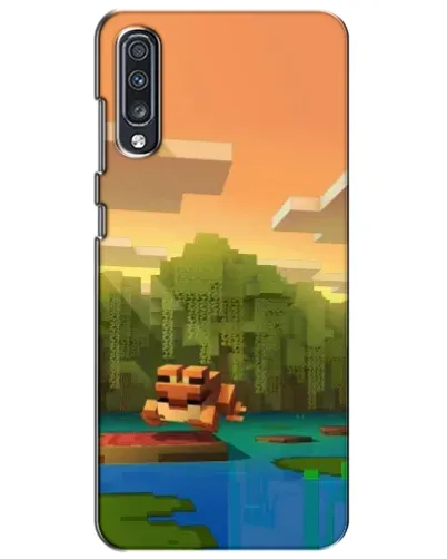 Чехол для Samsung Galaxy A70 2019 (A705F) с картинкой «Майнкрафт закат солнца» Чехол для Samsung Galaxy A70 2019 (A705F) с картинкой «Майнкрафт закат солнца»
