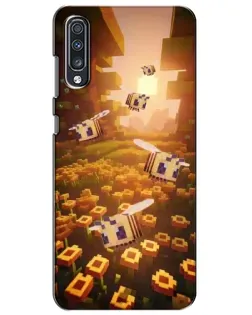Чехол для Samsung Galaxy A70 2019 (A705F) с картинкой «Поле подсолнухов»