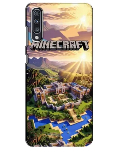 Чехол для Samsung Galaxy A70 2019 (A705F) с картинкой «Minecraft панорама» Чехол для Samsung Galaxy A70 2019 (A705F) с картинкой «Minecraft панорама»