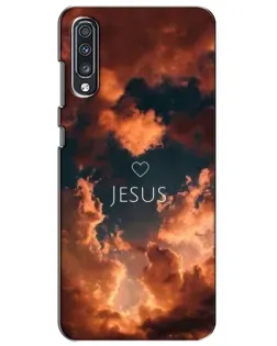 Чехол для Samsung Galaxy A70 2019 (A705F) с картинкой «Сияние Имени Jesus»