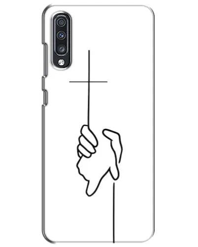 Чехол для Samsung Galaxy A70 2019 (A705F) с картинкой «Рука держит» Чехол для Samsung Galaxy A70 2019 (A705F) с картинкой «Рука держит»