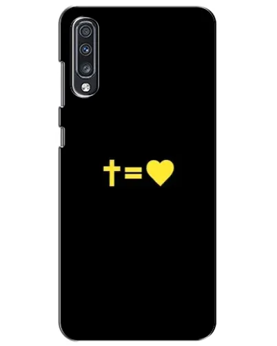 Чехол для Samsung Galaxy A70 2019 (A705F) с картинкой «Сердце и Крест» Чехол для Samsung Galaxy A70 2019 (A705F) с картинкой «Сердце и Крест»
