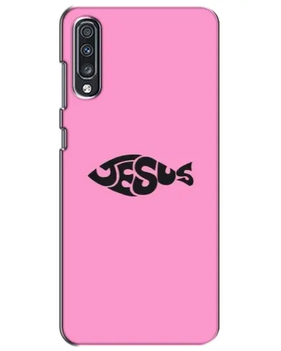 Чехол для Samsung Galaxy A70 2019 (A705F) с картинкой «Розовый символ Jesus» Чехол для Samsung Galaxy A70 2019 (A705F) с картинкой «Розовый символ Jesus»