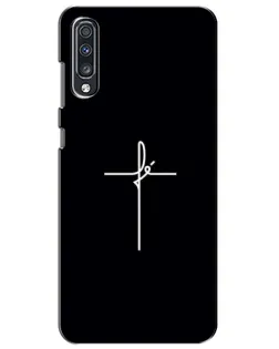 Чехол для Samsung Galaxy A70 2019 (A705F) с картинкой «Тонкий крест»