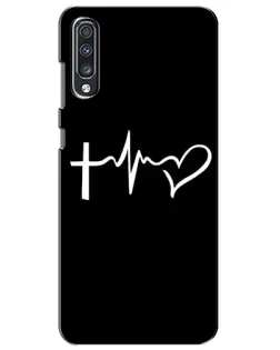 Чехол для Samsung Galaxy A70 2019 (A705F) с картинкой «Пульс веры»