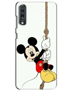 Чехол для Samsung Galaxy A70 2019 (A705F) с картинкой «Mickey на канате» Чехол для Samsung Galaxy A70 2019 (A705F) с картинкой «Mickey на канате»