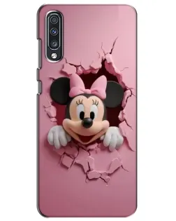 Чехол для Samsung Galaxy A70 2019 (A705F) с картинкой «Минни сквозь стену»