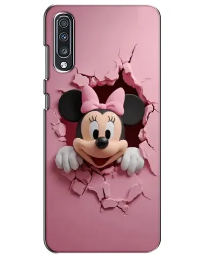 Чехол для Samsung Galaxy A70 2019 (A705F) с картинкой «Минни сквозь стену»