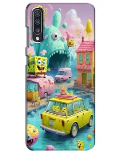 Чехол для Samsung Galaxy A70 2019 (A705F) с картинкой «Монстр-трак приключения»
