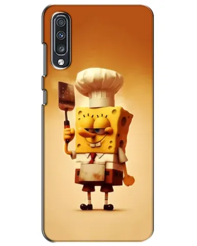 Чехол для Samsung Galaxy A70 2019 (A705F) с картинкой «Губка Боб повар»