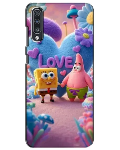 Чехол для Samsung Galaxy A70 2019 (A705F) с картинкой «Губка Боб Патрик»