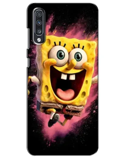 Чехол для Samsung Galaxy A70 2019 (A705F) с картинкой «Взрывной Спанч Боб»