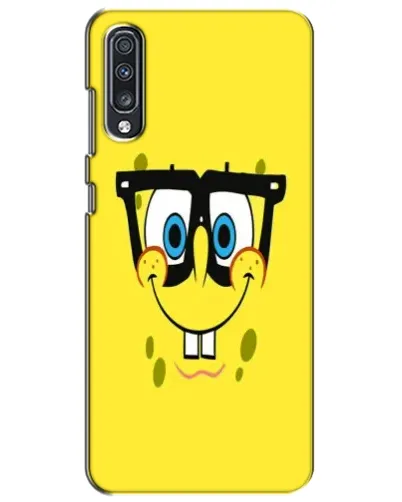 Чехол для Samsung Galaxy A70 2019 (A705F) с картинкой «Минималистичный Спанч Боб» Чехол для Samsung Galaxy A70 2019 (A705F) с картинкой «Минималистичный Спанч Боб»