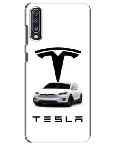 Чехол для Samsung Galaxy A70 2019 (A705F) с картинкой «Tesla White Style» Чехол для Samsung Galaxy A70 2019 (A705F) с картинкой «Tesla White Style»