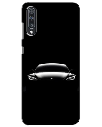 Чехол для Samsung Galaxy A70 2019 (A705F) с картинкой «Фары Tesla Night» Чехол для Samsung Galaxy A70 2019 (A705F) с картинкой «Фары Tesla Night»