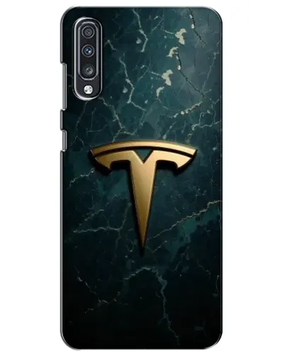 Чехол для Samsung Galaxy A70 2019 (A705F) с картинкой «Мраморная Tesla Gold» Чехол для Samsung Galaxy A70 2019 (A705F) с картинкой «Мраморная Tesla Gold»