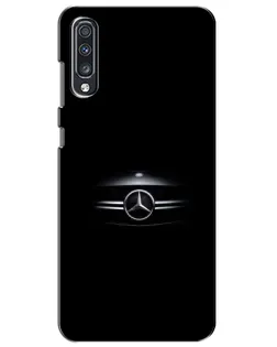 Чехол для Samsung Galaxy A70 2019 (A705F) с картинкой «Mercedes — абстрактные линии»