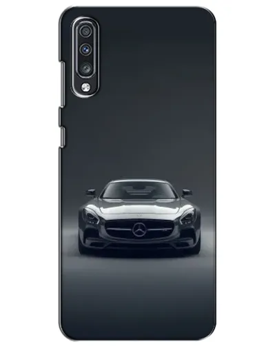 Чехол для Samsung Galaxy A70 2019 (A705F) с картинкой «Mercedes на черном»