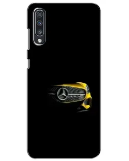 Чехол для Samsung Galaxy A70 2019 (A705F) с картинкой «Mercedes — ретро стиль»