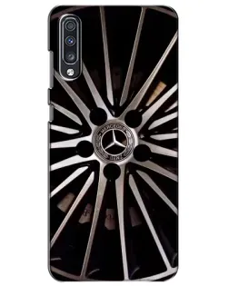 Чехол для Samsung Galaxy A70 2019 (A705F) с картинкой «Диск Mercedes»