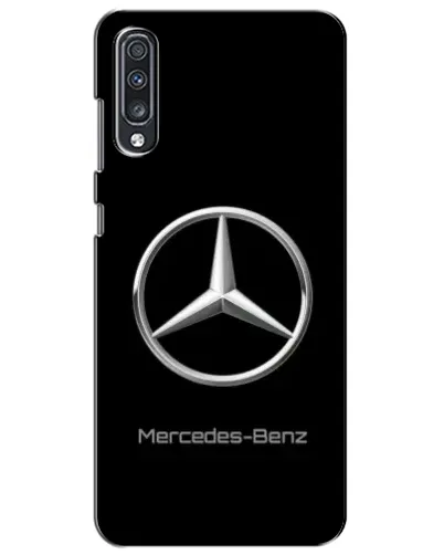 Чехол для Samsung Galaxy A70 2019 (A705F) с картинкой «Mercedes Silver Logo»