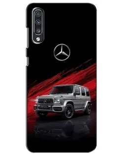 Чехол для Samsung Galaxy A70 2019 (A705F) с картинкой «Mercedes G-Class красный»